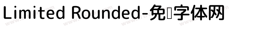 Limited Rounded字体转换